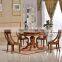 Round dining table set foshan dianfan 856R solid wooden