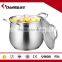 Induction stainless steel stock pot nonstick cookware