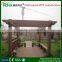 WPC modern pergola with pergola 3x3m for outdoor wood-plastic composite decking floor