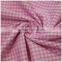 Fashionable lightweight cheap polyester check clothing fabric for ladies dress