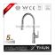 Euro-style single lever kitchen faucets