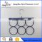 Laundry wire hanger factory in china for scarf Round Metal Hanger