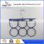 Laundry wire hanger factory in china for scarf Round Metal Hanger