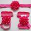 Ruffle Headband, Flower Accessories, Tulle Flower Puff Headband, Ruffle Headband ,Childrens Accessories