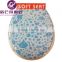 GLD Hot Sales PVC Adult soft Flowery Color toilet seats / WC Seat Image Printed Color Soft Toilet Seat lid For toilet