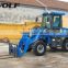 For Austria mini wheel loader with fork zl12 mini tractor for farm and garden