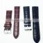 hot sell Populor products brown durable bamboo grain leather watchband for watch