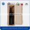Empty wholesale pine wood wine gift box
