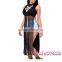 katrina kaif open sexy photo Young Girl Fashion Banded Hi-Low Denim elegant Dress