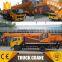 hot sale 12 ton telescopic boom truck mounted crane for sale