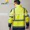 PU-coated Polyester High Visibility Parka Working Clothes