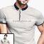 custom original mens 100% cotton combination collar design golf polo shirts