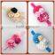 popular style wholesale cotton flowers hair band