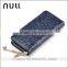 Good quality credit card holder zipper phone case leather travel wallet