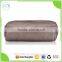 Promotional Double Zipper Dark Brown Makeup Pouch Mini PU Cosmetic Bag