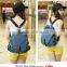 2016 Fashionable backpack canvas school backpack girl's day backpack