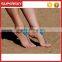 V-986 Crochet Cotton Barefoot Sandals Beach Bridal Foot Jewelry Handmade Bracelet Anklet Chain