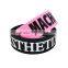 2016 bulk cheap plain silicone wristbands bracelets with logo printed