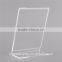 Acrylic stand menu holder, restaurant menu holder 5x6, plastic menu holder