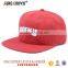 6 Panel Snapback Cap With Embroidery Logo/Flat Brim Customize Snapback Hats/Caps