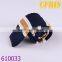 Men tie knitted white navy strips with red top knitted necktie for men superior poly material