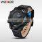 Weide new new wristwatch from china suppliers genuine leather waterproof casual wrist watch