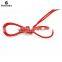 Red Cloth Covered Round Electrical Cord Vintage Fabric Braid Wire