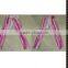 pink color new washing effect jeans women