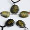 2016 New Wholesale Natural Semi-precious Stone Tibetan Buddhism Gifts Praying Stone Pendant Necklace
