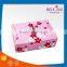 Best Quality Lovely With The Handle Handmade Pink White Cardboard Cake Box