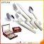 72pcs cutlery set, gold plated flatware wholesale