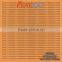 Middle east country customer prefered Orange Perforated Gypsum Ceiling Tile