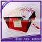 Luxurious handmade rigid paper clothing packaging box