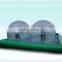 6mWx20mLx0.6mH giant Inflatable zorb ball race track Inflatable track games outdoor inflatable games