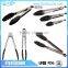 High quality silicone food tongs with stainless steel handle