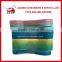2015 wholesale Colorful Sheer Organza Ribbon/High Quality Colorful Organza Ribbon/Rainbow Sheer Ribbon
