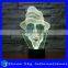 Acrylic Cool Cigarate Man Sculpture 3D LED Night Light Creative Stereoscopic 7 Colors Flashing Touch LED Christmas Night Light