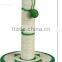 BSCI QQ-pet Factory Hot Cat Scratching Post Green Sisal Cat Tree Toy