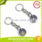 High quality Cheapest durable metal floating keyring keychain