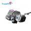 TrustFire wholesale TR-D012 three XM-L 2 led light 1200 lumen drive-by-wire bicycle led flashlight