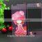 beautiful cartoon mobile phone protective case front and back tempered glass screen protector for iphone 5