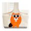 2016 Newest Textile Organizer Sturdy Cartoon Storage Tote