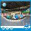 Indoor amusement electric car rides park mini roller coaster kids game