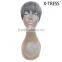 8inch 72g Machine Made Short Brazilian Style 8inch 72g Human Hair Mix Heat Resistant Fibre Wig