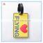High Quality Square-shape Plastic Tag & ID Card luggage tage,Great for Cruises & Flights