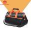 600D Polyester Large mouth canvas multi pockets car tool bag OEM ODM