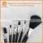 wholesale promotion 6pcs black hair and black handle makeup brush set free sample