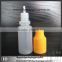 new design 10ml eliquid bottle child proof cap with tamper evident ring LDPE dropper bottle