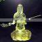 natural citrine crystal chinese warrior statue Guangong for sale