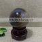 Lovely open smile stone amethyst laughing crystal geode ball